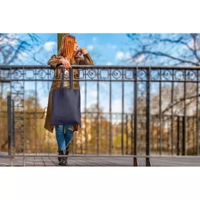 Torba RPET na zakupy Rokia 75 g/m² 38x42cm - granatowy (VA128-04)