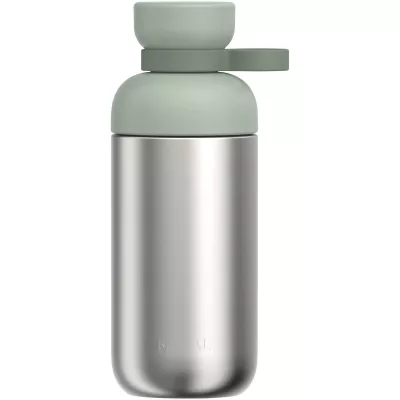 Butelka na wodę Mepal Vita 500 ml wykonana ze stali nierdzewnej z recyklingu - Zielony szałwiowy (11316762)