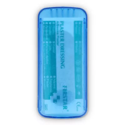 Pudełko z 5 plastrami z polietylenu (56 × 18 mm) - niebieski (LT90320-N0011)