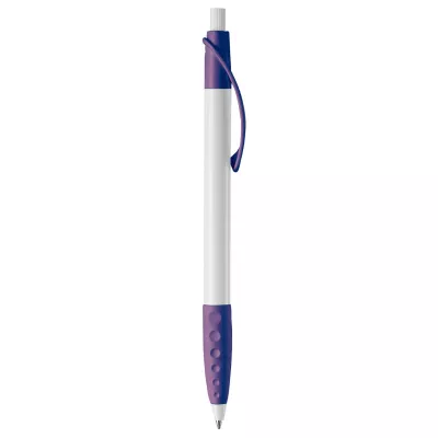 Długopis plastikowy (ABS) Cosmo - biało / purpurowy (LT87622-N0172)