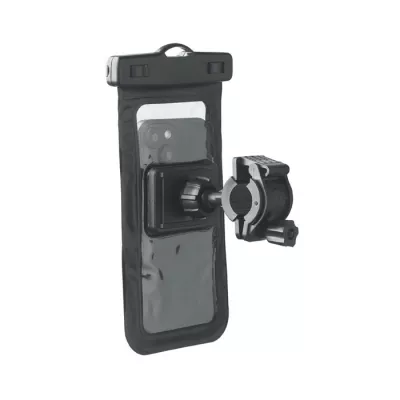 Uchwyt rowerowy na telefon wodoodporny IPX6 SOSTENER - Czarny (MO2430-03)