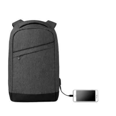 Plecak antykradzieżowy na laptopa 13" BERLIN - Czarny (MO9294-03)
