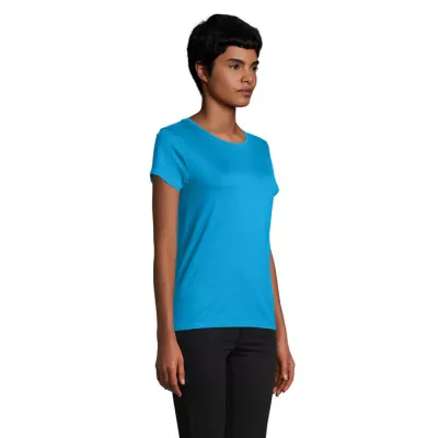 Koszulka organiczna 175 g/m² Sol's PIONEER WOMEN - Aqua (S03579-AQ)