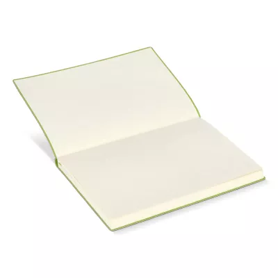 Notatnik Yuzu z miękką okładką Thermo A5 - czarno / jasnozielony (LT92091-N0232)