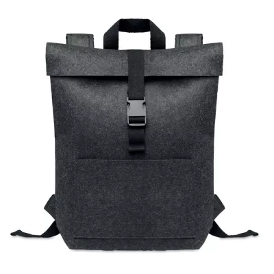 Plecak z filcu RPET z przegrodą na laptop INDICO PACK - Kamienny Szary (MO6456-15)