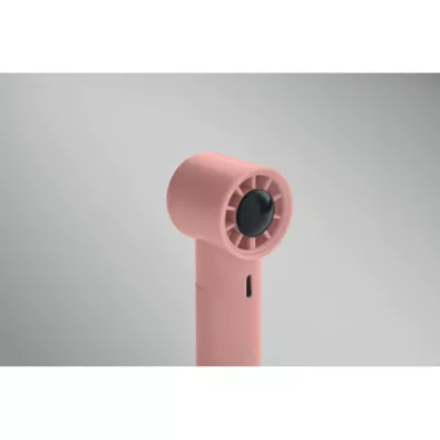Mini wentylator ręczny z wyświetlaczem 2600 mAh GLACI - Dziecięcy Róż (MO2780-11)