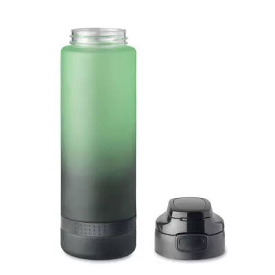 Butelka sportowa z RPET 1000 ml LEVEL - Zielony (MO2409-09)