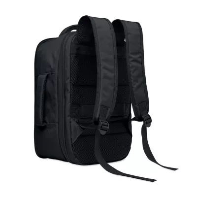 Plecak kabinowy z RPET na laptop 15" FLYSAFE - Czarny (MO2840-03)