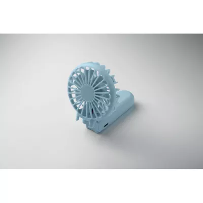 Wentylator ręczny składany z 3 prędkościami IBERA - Baby Blue (MO2779-66)