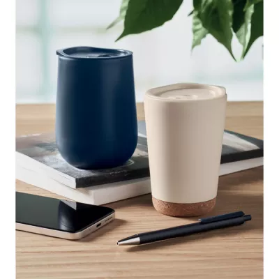 Kubek dwuścienny z PP 300 ml GO - Francuski Granat (MO2444-85)