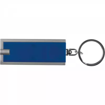 Brelok plastikowy AGUSTIN - niebieski (9231104)