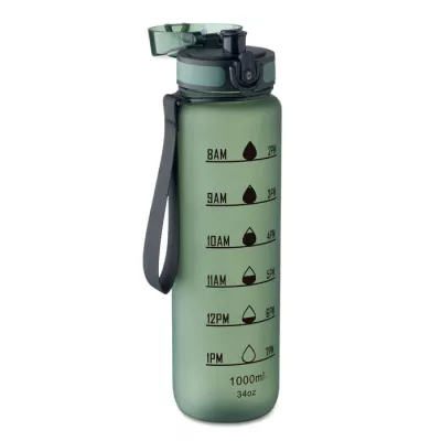 Butelka sportowa RPET 1000 ml ISFORDEN MARK - Ciemnozielony (MO2672-60)