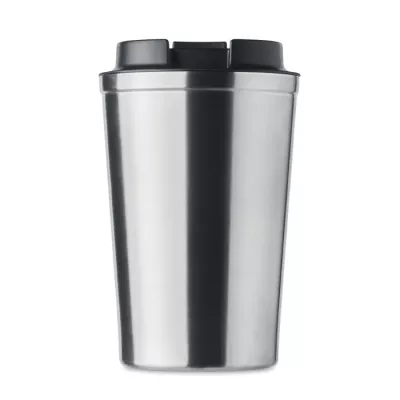 Kubek termiczny ze stali 350 ml BRACE - Srebrny Mat (MO6276-16)
