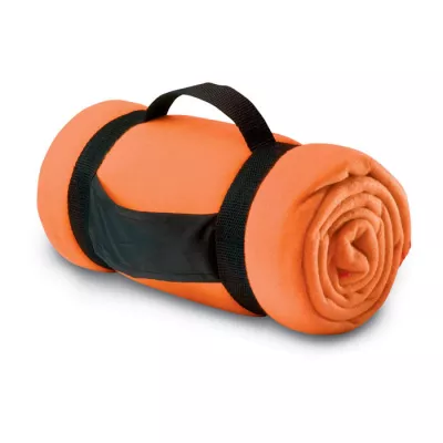 Koc polarowy z rączką 120x150 cm 180 g/m² STAVENGER - Pomaranczowy (MO7245-10)