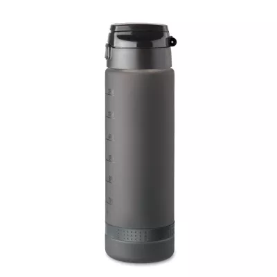 Butelka sportowa z RPET 1000 ml LEVEL - Czarny (MO2409-03)