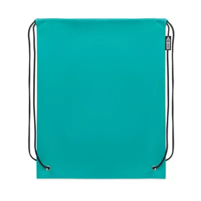 Worek ze sznurkiem z włókniny RPET 80 g/m² DAFFY RPET - Turkusowy (MO2809-12)