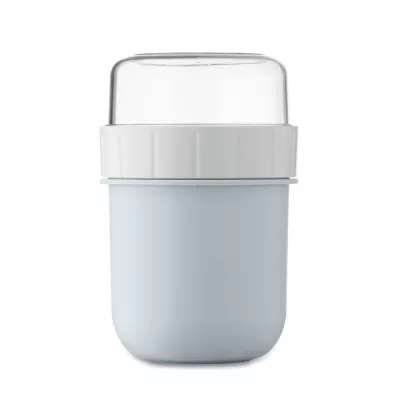 Kubek śniadaniowy z pojemnikiem 450 ml CUP ON GO - Baby Blue (MO2679-66)