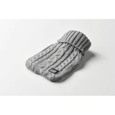 Termofor 400 ml w dzianinowym pokrowcu TOASTY - Szary (MO2720-07)