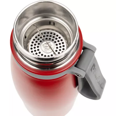 Butelka termiczna stalowa Pierre Cardin 650 ml - czerwony (B9000501IP305)