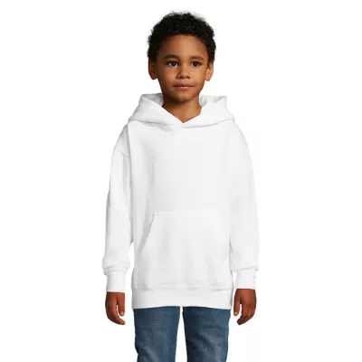 Bluza dziecięca z kapturem 280 g/m² Sol's SLAM KIDS - Bialy (S13255-WH)