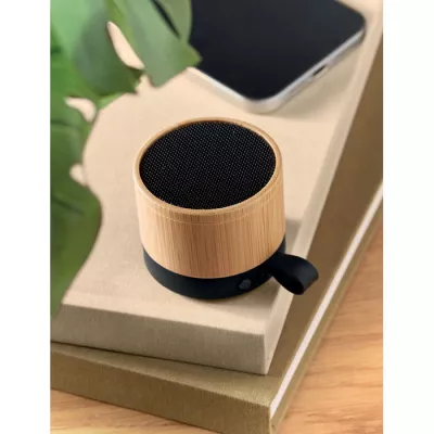 Głośnik w bambusowej obudowie 3W RECAR BAMBOO - Drewna (MO2801-40)