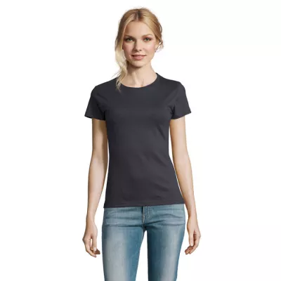 Koszulka damska 190 g/m² Sol's IMPERIAL WOMEN - Mysi Szary (S11502-MU)