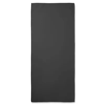 Ręcznik sportowy z mikrofibry w woreczku 35x80 cm TUKO - Czarny (MO9025-03)