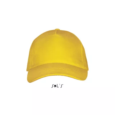 Czapka z daszkiem 5-panelowa 260 g/m² Sol's LONG BEACH - Dorado (S00594-GO)