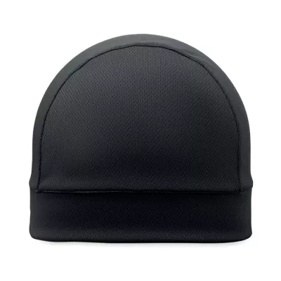 Czapka sportowa z wentylacją z poliestru SHIELD - Czarny (MO2878-03)