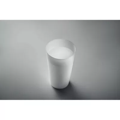 Kubek eventowy wielorazowy z PP 500 ml FESTA LARGE - Bialy (MO9907-06)