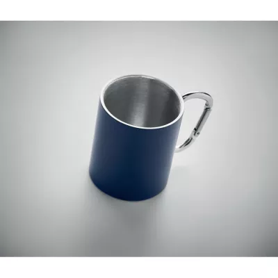 Kubek stalowy z karabińczykiem 300 ml TRUMBA - Francuski Granat (MO6873-85)