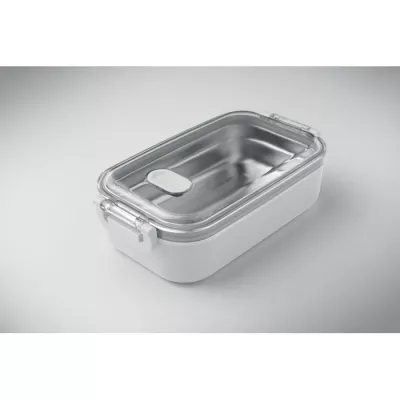 Lunchbox z PP ze stalowym wkładem 750 ml HOAGIE - Bialy (MO2770-06)
