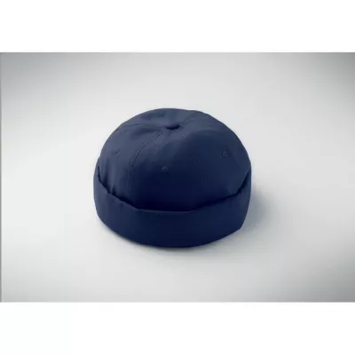 Czapka docker ze szczotkowanej bawełny 260 g/m² DOCK - Niebieski (MO2923-04)
