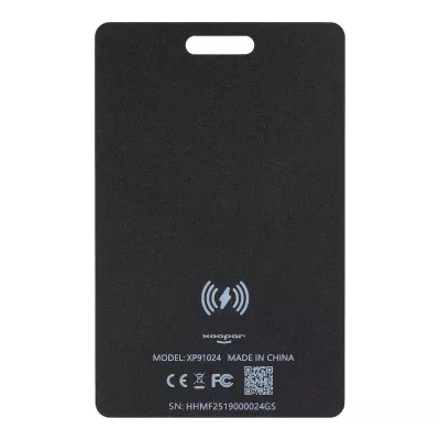 Xoopar ICE-Card Ultra-cienka karta śledząca z możliwością ładowania - czarny (LT41801-N0002)