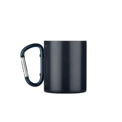 Kubek z recyklingowanej stali nierdzewnej VIVO 250 ml - granatowy (16405-06)