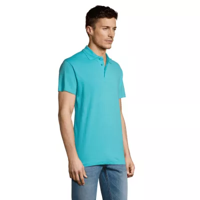 Koszulka polo męska piqué 170 g/m² Sol's SUMMER II - Niebieski Atol (S11342-AL)