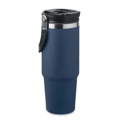 Kubek termiczny ze słomką ze stali 850 ml SUMA HAND - Francuski Granat (MO2561-85)