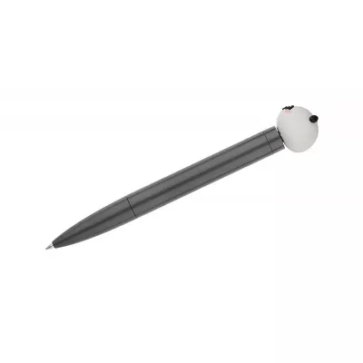 Długopis ze spinerem SKIPPI - Jabłko - szary (19828-14)