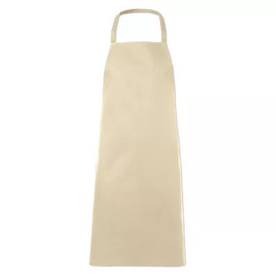 Fartuch kuchenny bawełniany 180 g/m² KITAB GLASGOW - Bezowy (MO7251-13)