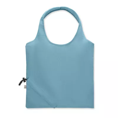 Torba składana z recyklingu 140 g/m² CARRIE COLOUR - Petrol (MO2487-20)