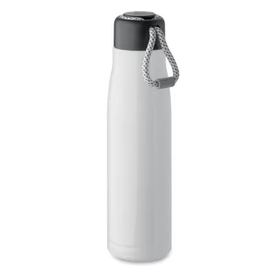 Butelka termiczna z uchwytem sznurkowym 500 ml CORDLE - Bialy (MO2413-06)