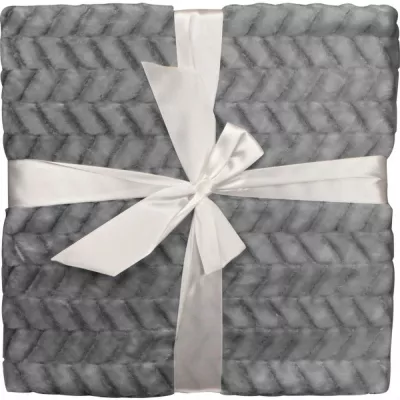 Duży koc 120x180cm 280 g/m² DAMIANO - szary (6436107)