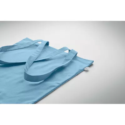 Torba z bawełny z recyklingu 140 g/m² VIVEKA COLOUR - Petrol (MO2302-20)