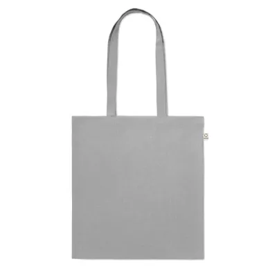 Torba z bawełny z recyklingu 140 g/m² VIVEKA COLOUR - Szary (MO2302-07)