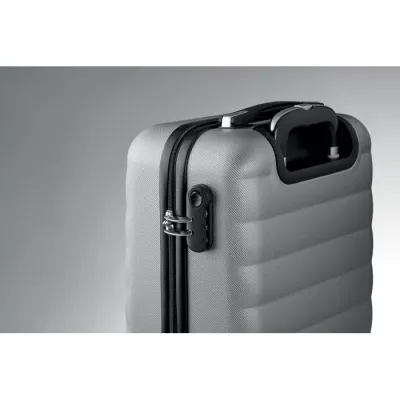 Walizka twarda 20" z ABS na 4 kółkach BUDAPEST - Srebrny Mat (MO9178-16)