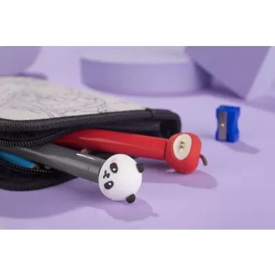 Długopis ze spinerem SKIPPI - Jabłko - czerwony (19828-04)