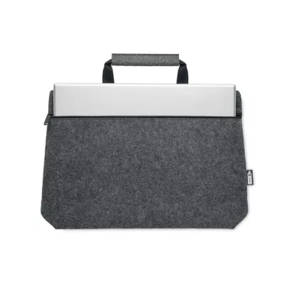 Torba na laptopa 15" z filcu RPET TAPLA - Kamienny Szary (MO6718-15)
