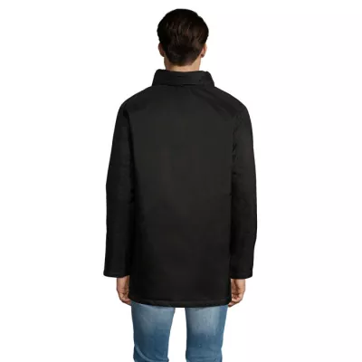 Kurtka unisex ocieplana z kapturem Sol's ROBYN - Czarny (S02109-BK)