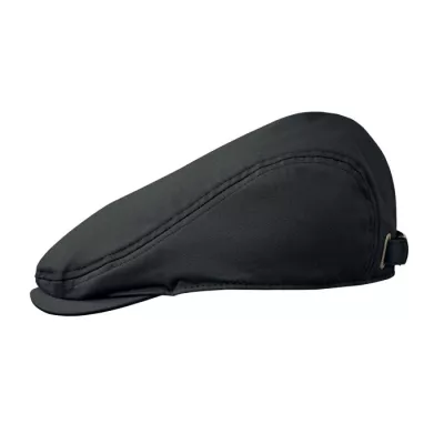 Czapka kaszkiet z bawełny twill 235 g/m² FLAT PEAK - Czarny (MO2850-03)