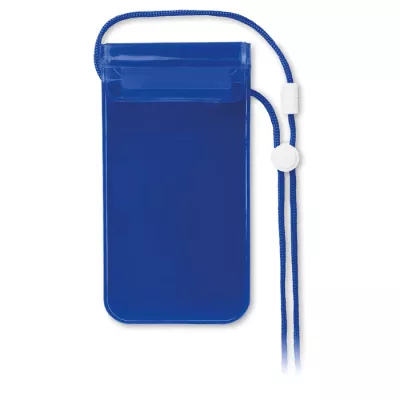 Etui wodoodporne na telefon na sznurku COLOURPOUCH - Przezroczysty Niebieski (MO8782-23)